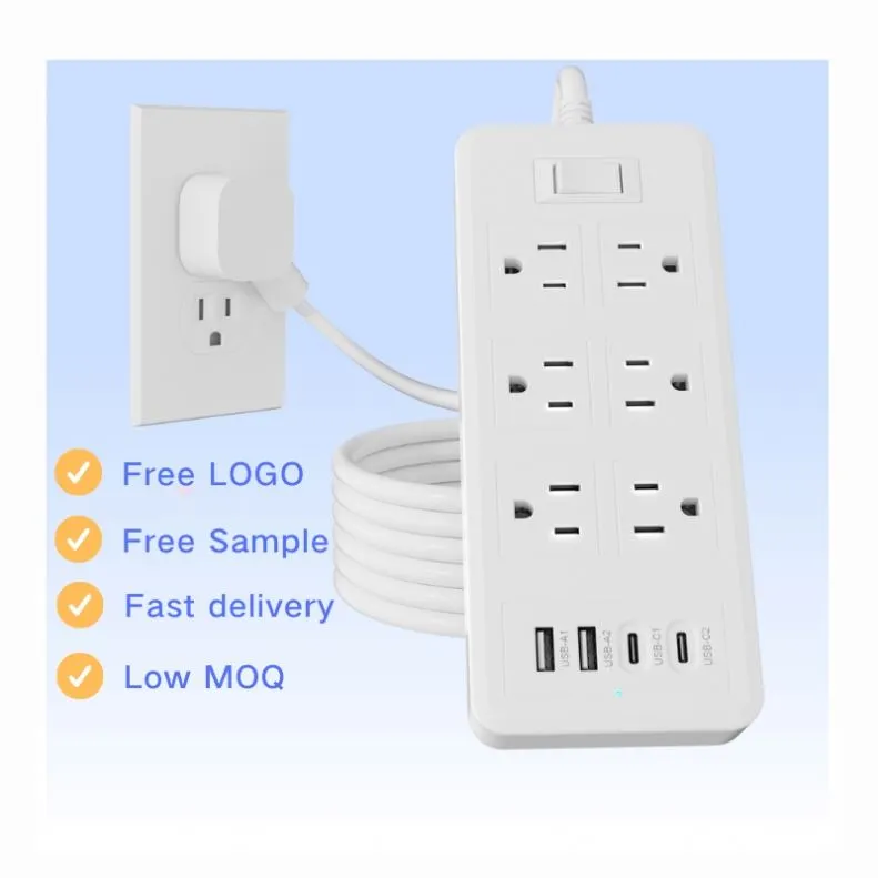 10-in-1 US Plug Power Strip