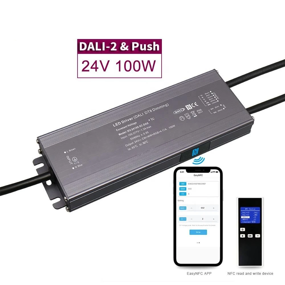 100W DALI Constant Voltage CCT Dimming LED Driver