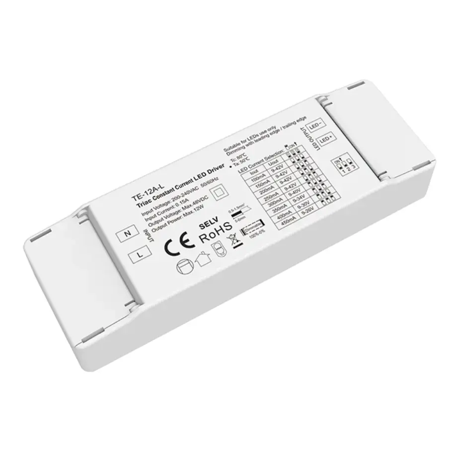 12W Constant Current Triac Dimming LED Driver