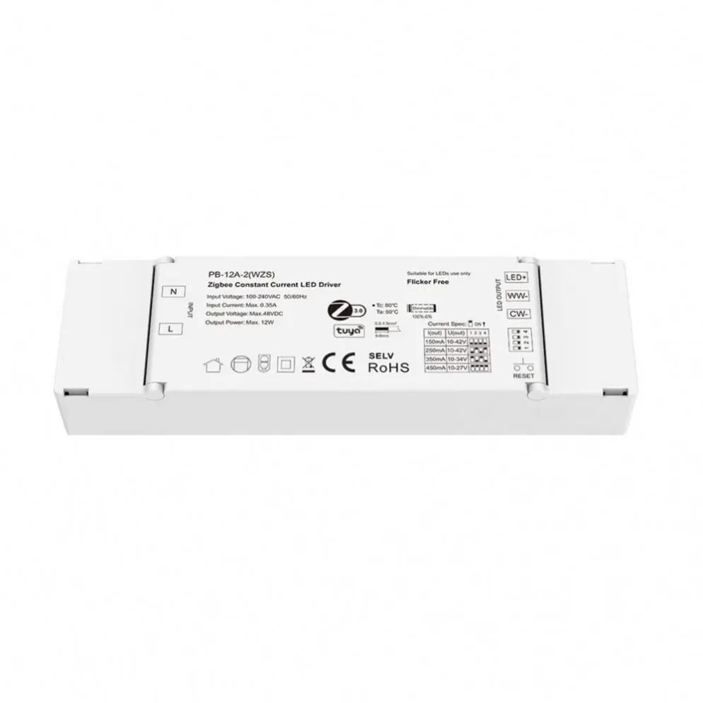 12W TUYA Zigbee CCT Dimmable LED Drivers