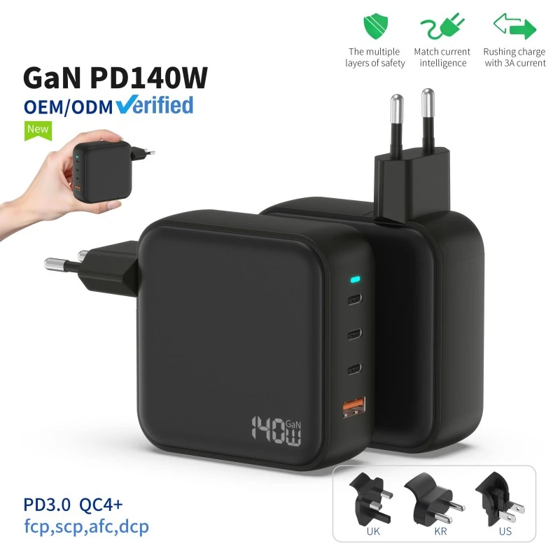 ເຄື່ອງສາກ 140W GaN PD