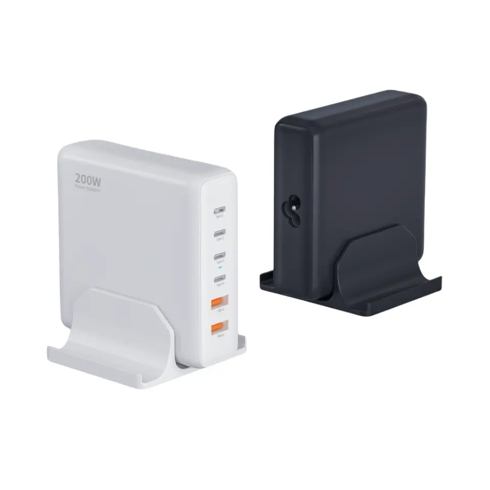 ເຄື່ອງຊາດ Desktop PD 200W Conktop ທີ່ມີພອດ 6 ປະເພດ C