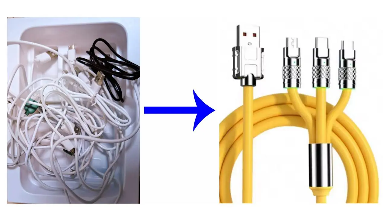 Starwell ເປີດຕົວ Tri-Contic daily: ສາຍເຄເບີນຂໍ້ມູນ 3-in-1 ໃນ 1 ໃນ 1