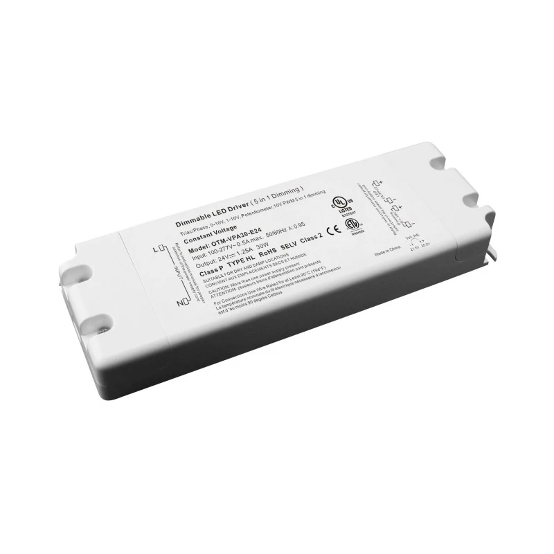24V 30W 0-10V Constant Voltage Dimming Led Driver